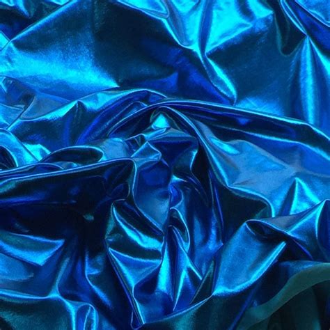 blue metallic lycra fabric|Amazon.com: Blue Lycra Fabric.